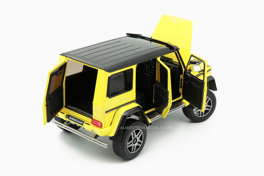 Mercedes-Benz G500 4x4² Yellow 1:18 by Almost Real