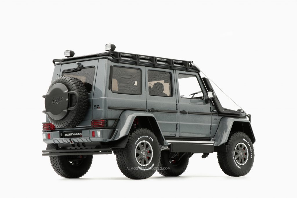 Brabus 550 Adventure Mercedes-Benz G 500 4×4² Gray 1:18 by Almost Real