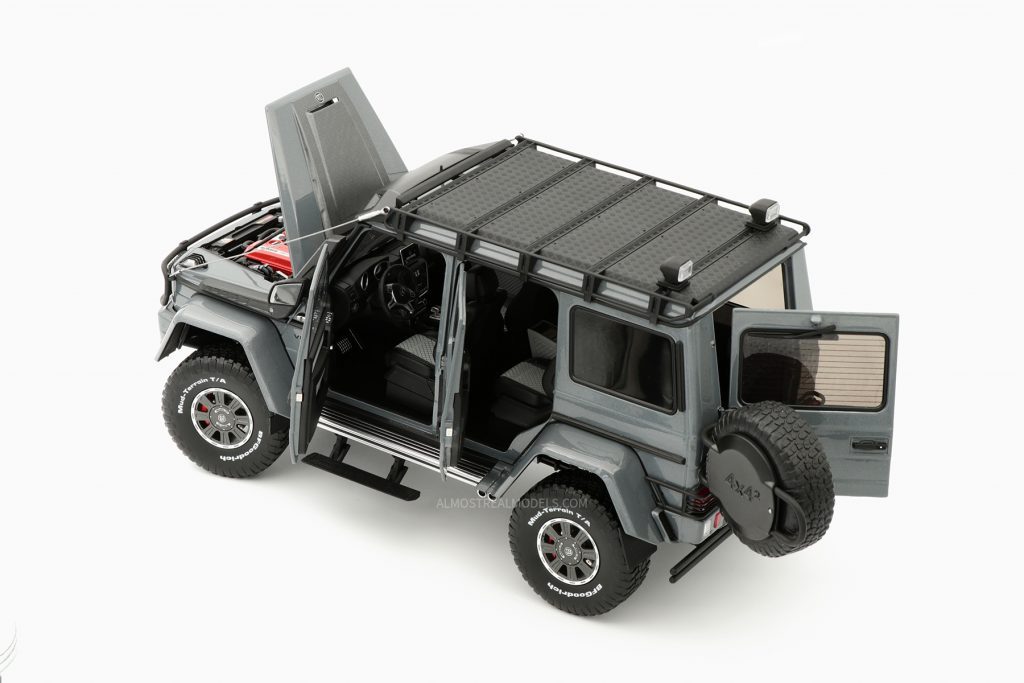 Brabus 550 Adventure Mercedes-Benz G 500 4×4² Gray 1:18 by Almost Real