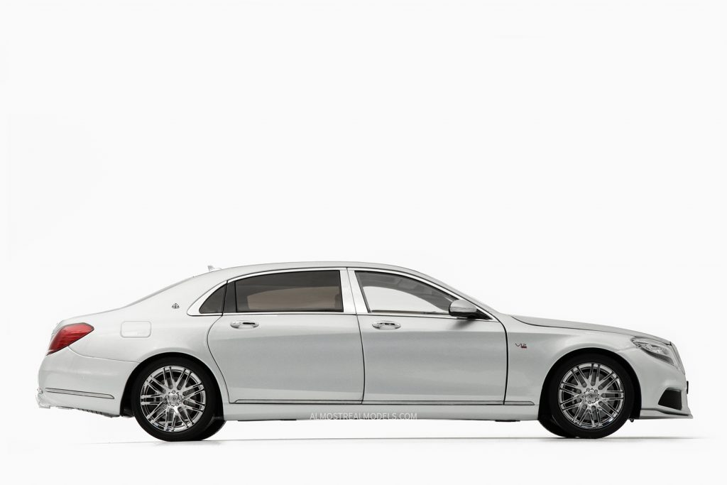 Brabus 900 Mercedes Maybach S-Class Silver 1:18 by Almost Real