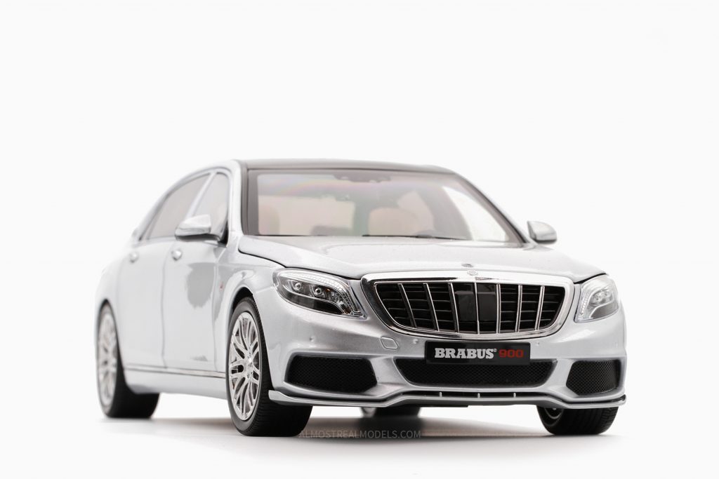 Brabus 900 Mercedes Maybach S-Class Silver 1:18 by Almost Real