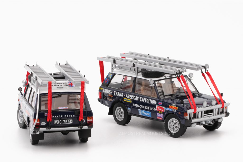 Range Rover "The British Trans-Americas Expedition" 2-Car Set 1:43 by Almost Real