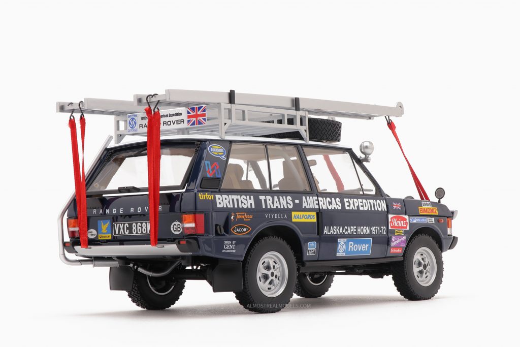 Range Rover "The British Trans-Americas Expedition" (868K) 1:18 by Almost Real