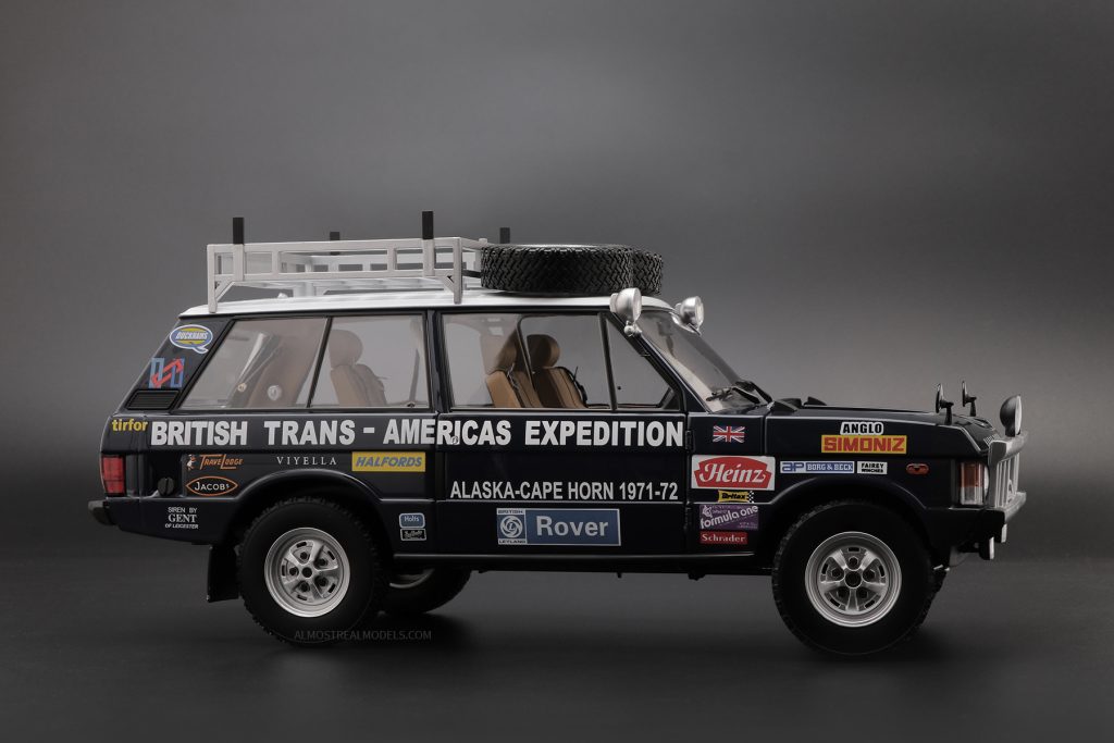 Range Rover "The British Trans-Americas Expedition" (868K) 1:18 by Almost Real