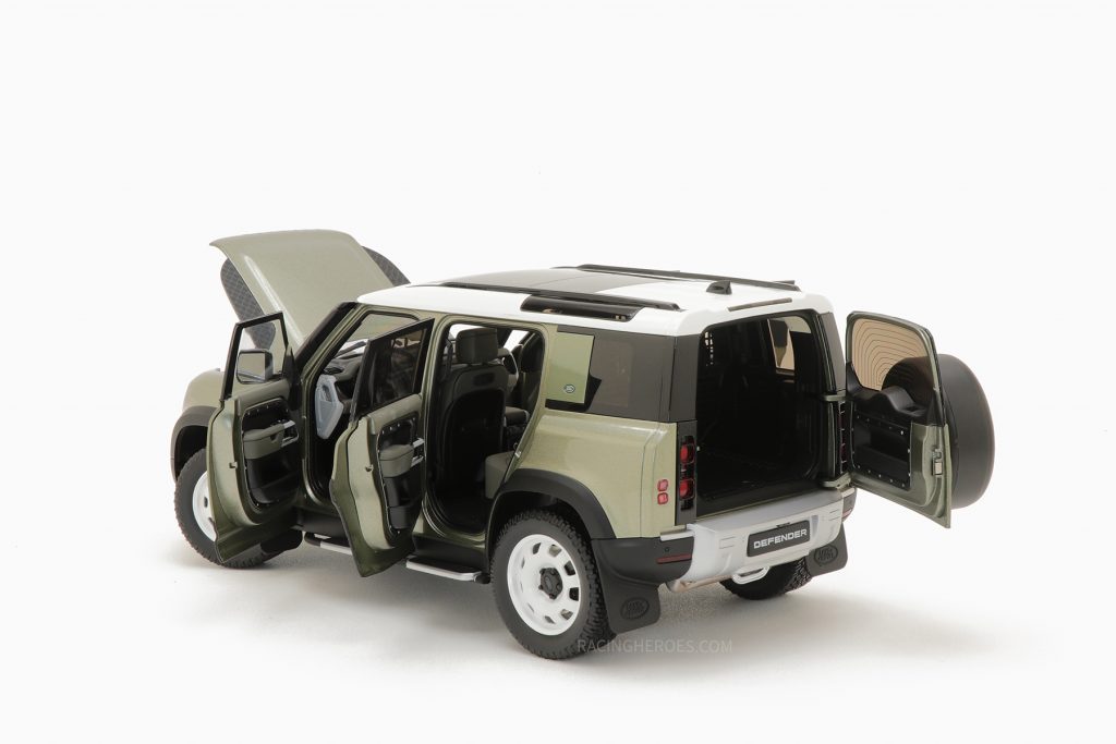 Land Rover Defender 110 2020 Pangea Green 1:18 by Almost Real