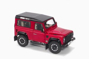 Land Rover Defender 90 Works V8 70Th Edition - 2017 Red 1:18 by Almost Real