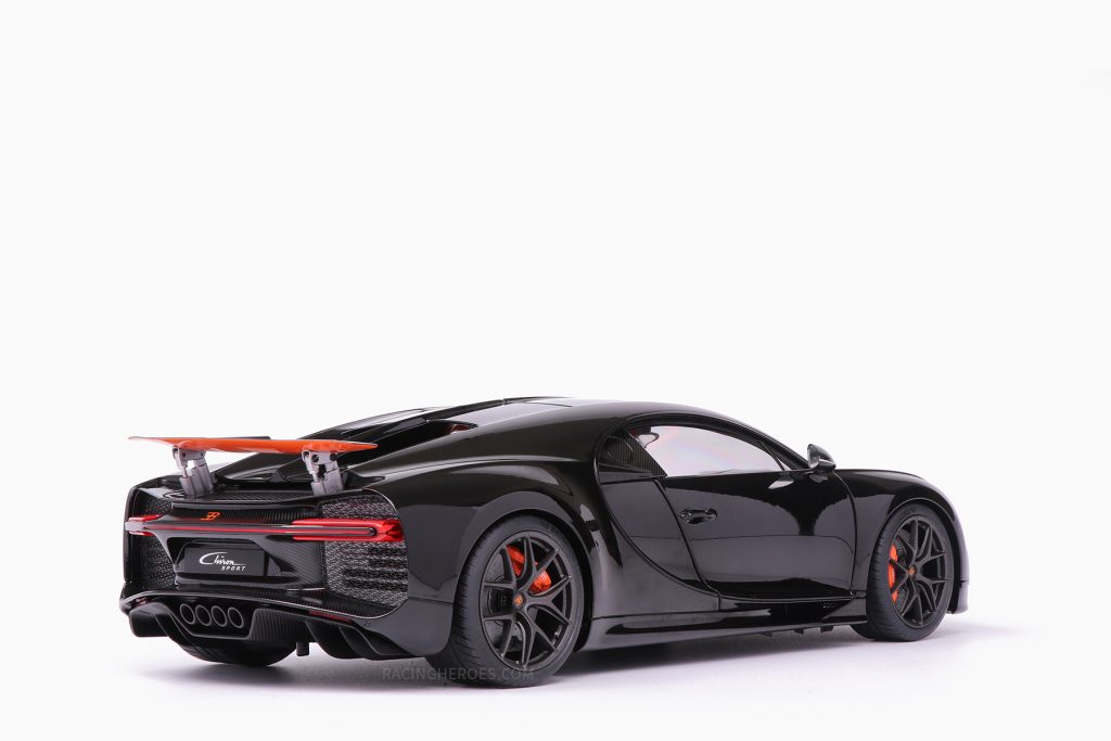 Bugatti Chiron Sport 2019 Nocturne Black 1:18 by AutoArt