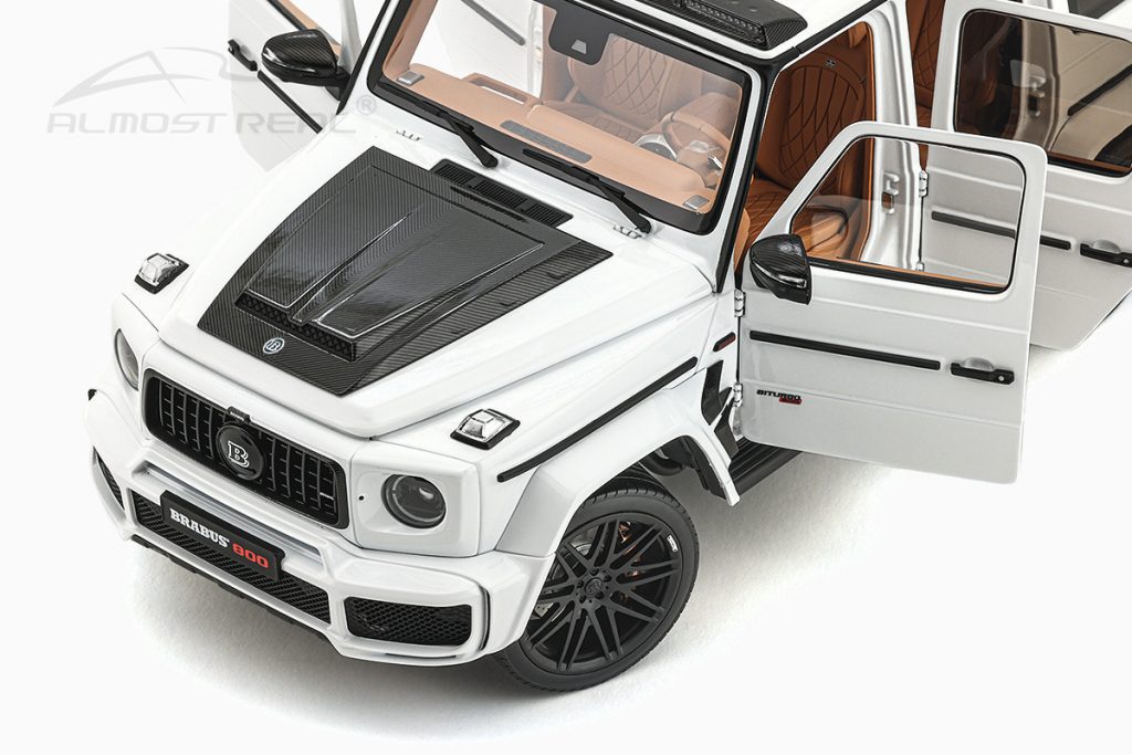 Brabus G-Class Mercedes AMG G 63 2020 White 1:18 by Almost Real