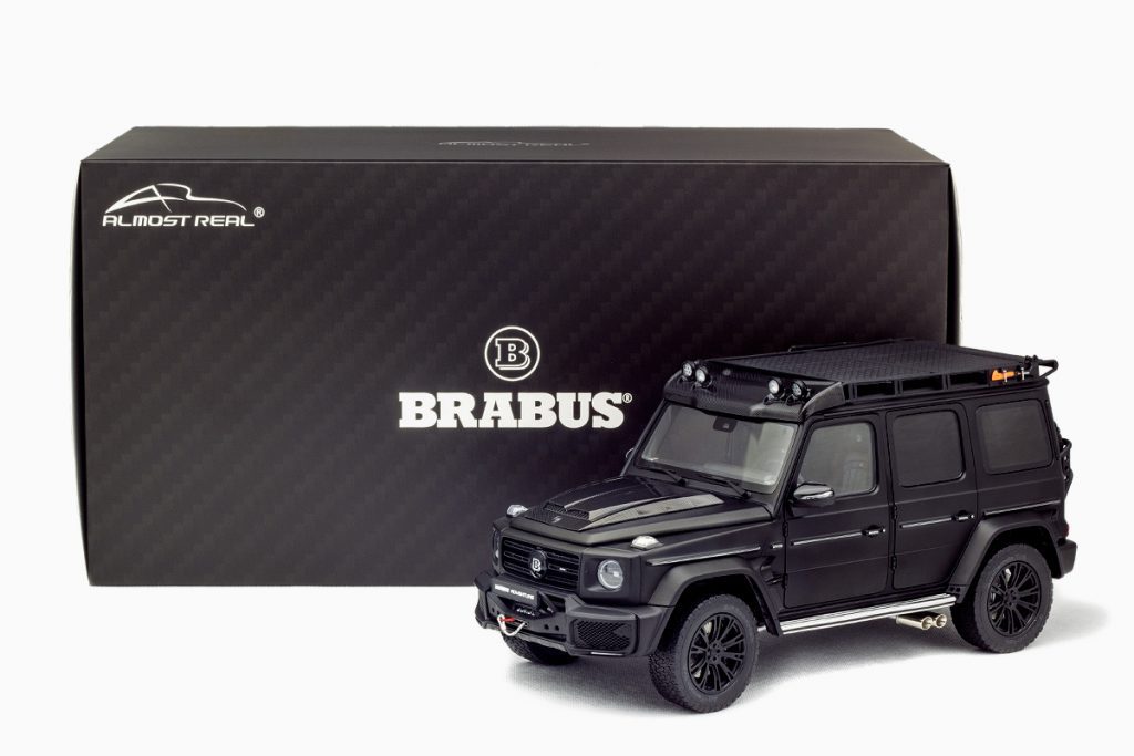 Brabus G-Class Mercedes AMG G 63 2020 Adventure Designo Night Black Magno 1:18 by Almost Real