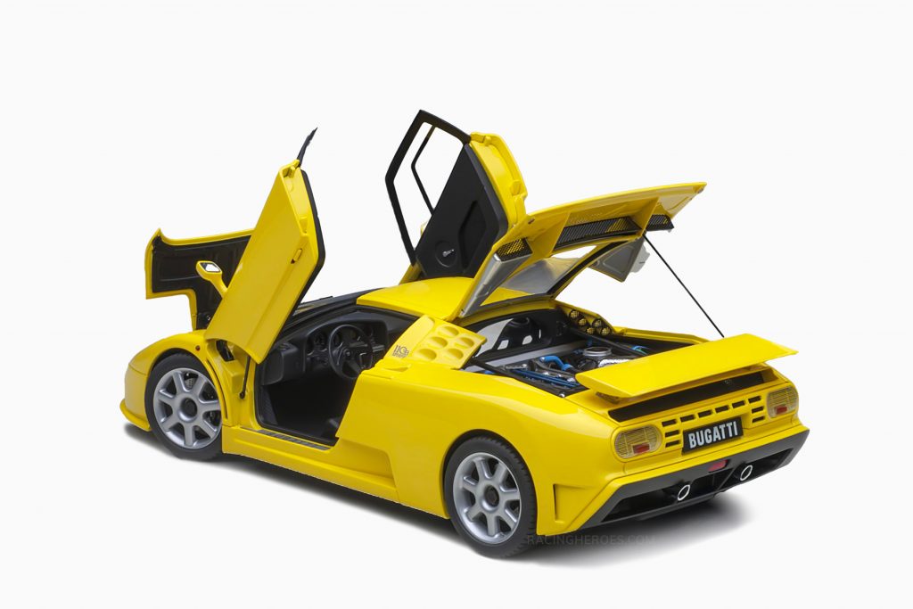 Bugatti EB110 SS Yellow 1:18 by AutoArt