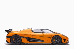 Koenigsegg Agera RS Orange Carbon Black 1:18 by AutoArt