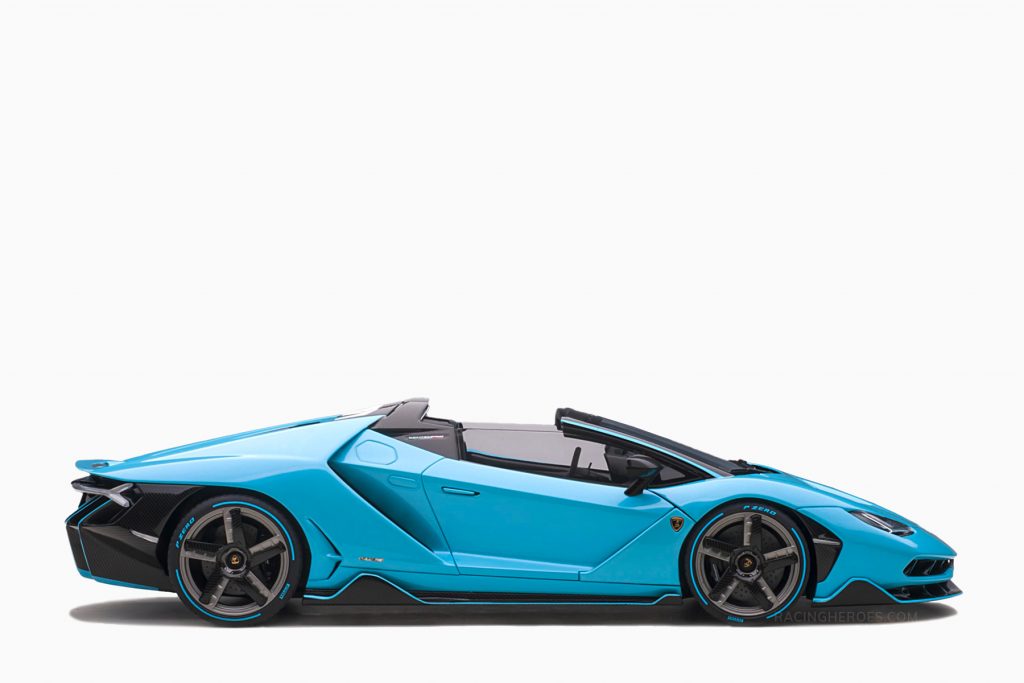 Lamborghini Centenario Roadster Blu Cepheus/Pearl Blue 1:18 by AutoArt