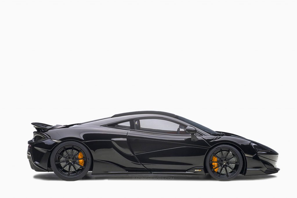 McLaren 600LT Onyx Black 1:18 by AutoArt