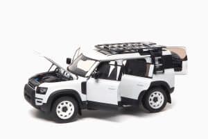 Land Rover Defender 110 2023 30th Anniversary Fuji White 1:18 by Almost Real