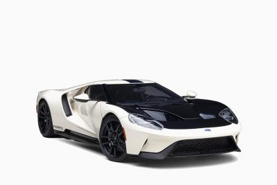 Ford GT Heritage Edition Prototype, Winbledon White 1:18 by AutoArt