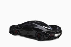 McLaren P1, Fire Black w/Red/Black Interior 1:18 by AutoArt