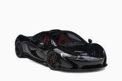 McLaren P1, Fire Black w/Red/Black Interior 1:18 by AutoArt