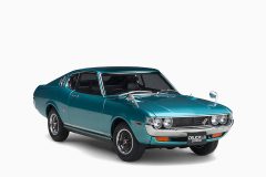 Toyota Celica Liftback 2000GT (RA25) 1973, Turquoise Blue Metallic 1:18 by AutoArt