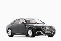 Mercedes - Maybach S-Class 2021 Obsidian Black 1:18 by Almost Real