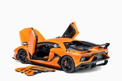 Lamborghini Aventador SVJ (Arancio Atlas) Orange 1:18 by Autoart