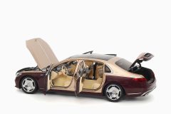 Mercedes - Maybach S-Class 2021 Kalahari Gold/Rubellite Red 1:18 by Almost Real