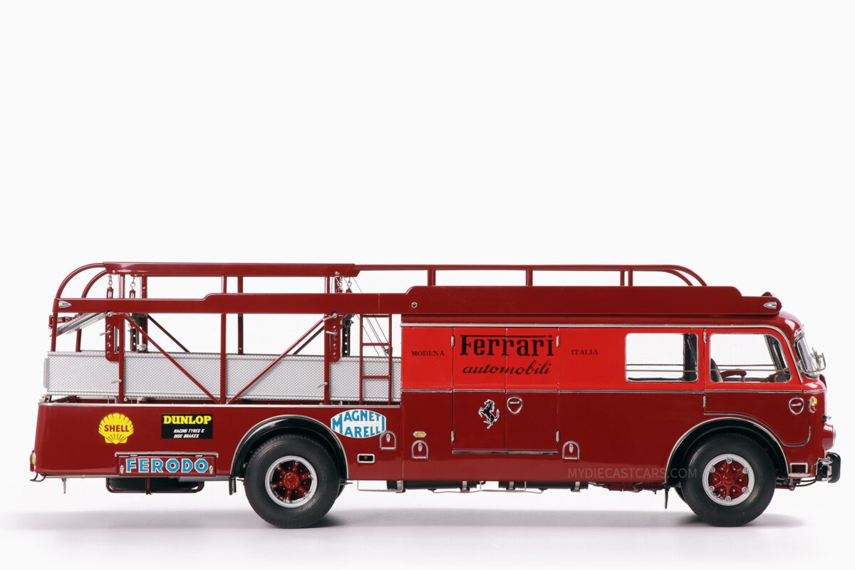 Fiat 642 RN2 Bartoletti 1957 Ferrari Transporter 1:18 by CMC