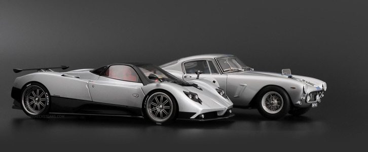 Pagani and Ferrari collectibles