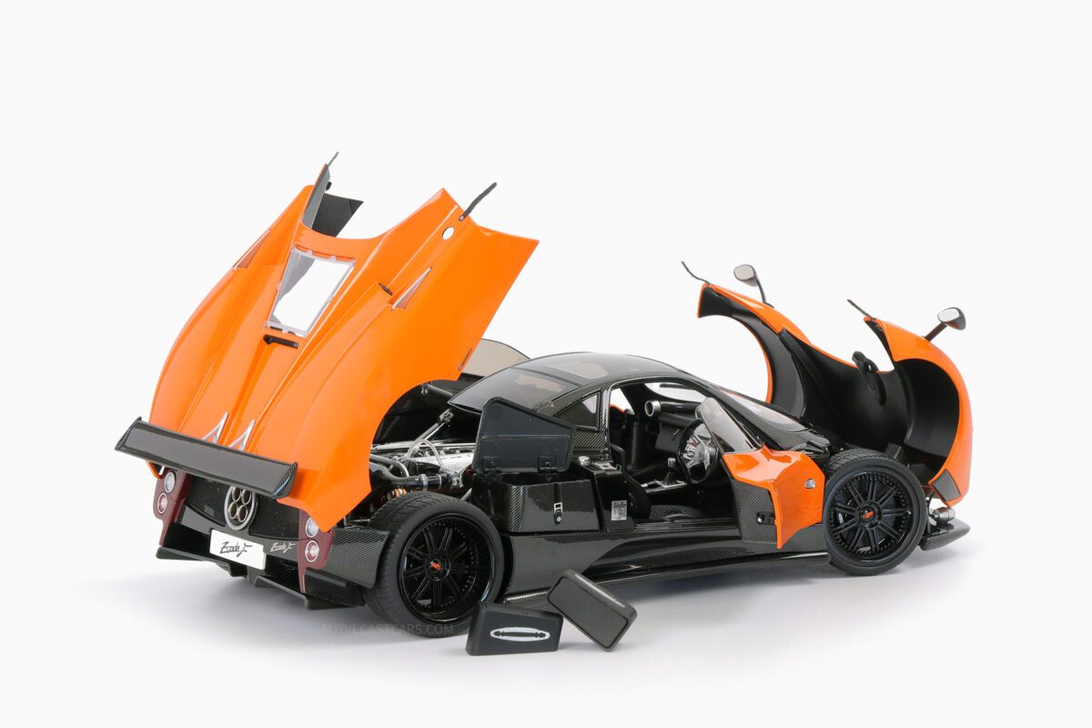 Pagani Zonda F Arancio St. Tropez Orange 1:18 by Almost Real