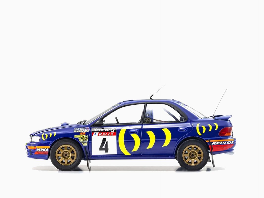 Subaru Impreza #4 Colin McRae - Derek Ringer Winner "RAC Rally" (1994) 1:18 by Kyosho