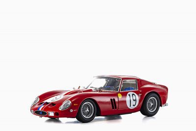 Ferrari 250 GTO #19 Pierre Noblet - Jean Guichet 2nd Place "24 Hours of Le Mans" (1962) 1:18 by Kyosho