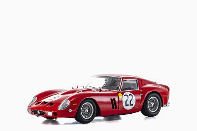 Ferrari 250 GTO #22 "Elde" (Leon Dernier) - "Beurlys" (Jean Blaton) 3rd Place "24 Hours of Le Mans" (1962) 1:18 by Kyosho