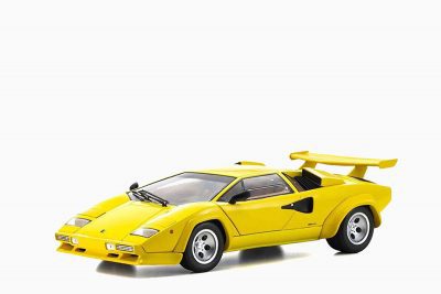 Lamborghini Countach LP 5000 Quattrovalvole Yellow 1:18 by Kyosho