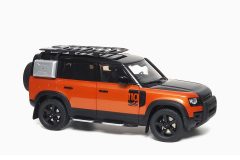 Land Rover Defender 110 2020 Orange / Black 1:18 by Almost Real