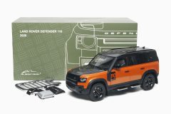 Land Rover Defender 110 2020 Orange / Black 1:18 by Almost Real