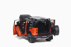 Land Rover Defender 110 2020 Orange / Black 1:18 by Almost Real