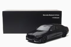 Mercedes - Maybach S-Class 2023 Obsidian Black 1:18 by Almost Real