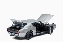 Nissan Skyline 2000 GT-R, (KPGC110), Tuned Version, Silver 1:18 by Autoart