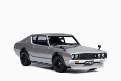 Nissan Skyline 2000 GT-R, (KPGC110), Tuned Version, Silver 1:18 by Autoart