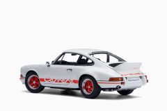 Porsche 911 Carrera 2.7 RS White Red Stripes 1:18 by Autoart